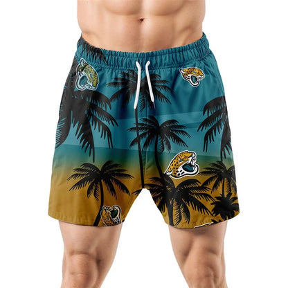 [SPECIAL OFFER] NEW CUSTOMIZED NFL30 JSJ JACKSONVILLE JAGUARS UNISEX HAWAIIAN SHIRT & SHORTS SET