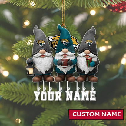 [SPECIAL OFFER] NEW CUSTOMIZED NFL30 JSJ JACKSONVILLE JAGUARS CHRISTMAS ACRYLIC ORNAMENT
