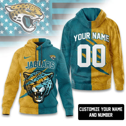 [SPECIAL OFFER] NEW CUSTOMIZED NFL30 JSJ JACKSONVILLE JAGUARS T-SHIRT, HOODIE, ZIP HOODIE