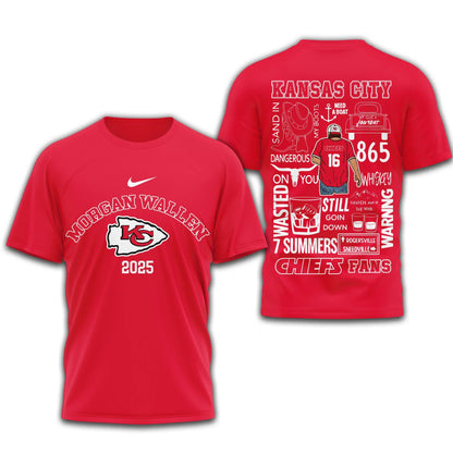 [SPECIAL OFFER] NEW CUSTOMIZED NFL01 KCC KANSAS CITY CHIEFS T-SHIRT | MULTIPLE COLORS AVAILABLE
