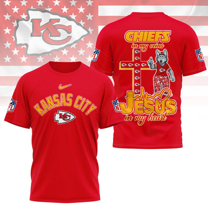 [SPECIAL OFFER] NEW CUSTOMIZED NFL01 KCC KANSAS CITY CHIEFS T-SHIRT | MULTIPLE COLORS AVAILABLE