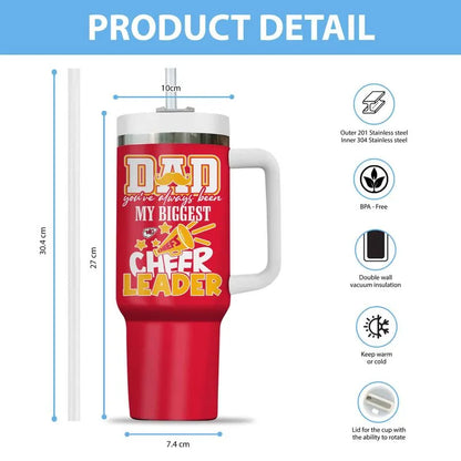 [SPECIAL OFFER] NEW CUSTOMIZED NFL01 KCC KANSAS CITY CHIEFS 40OZ TUMBLER