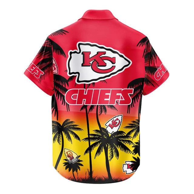 [SPECIAL OFFER] NEW CUSTOMIZED NFL01 KCC KANSAS CITY CHIEFS UNISEX HAWAIIAN SHIRT & SHORTS SET