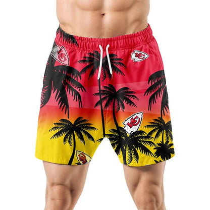 [SPECIAL OFFER] NEW CUSTOMIZED NFL01 KCC KANSAS CITY CHIEFS UNISEX HAWAIIAN SHIRT & SHORTS SET