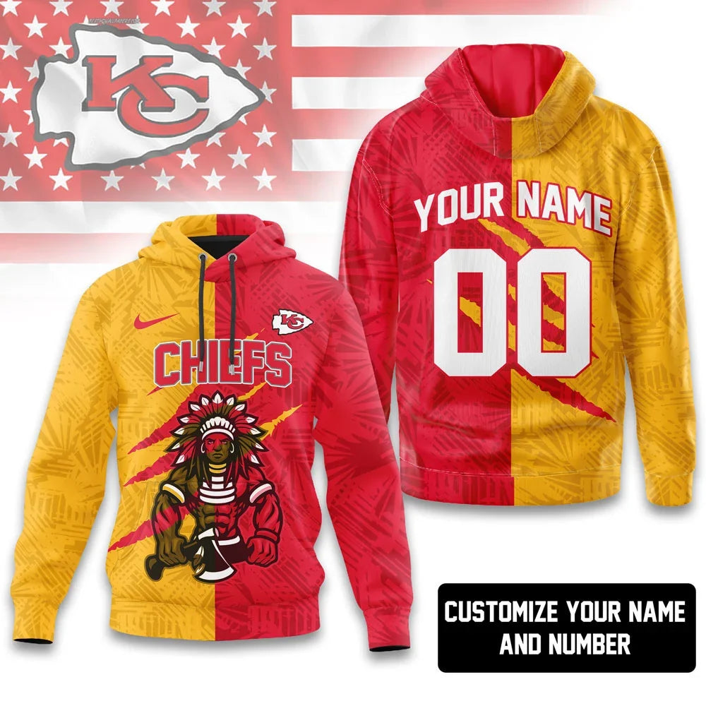 [SPECIAL OFFER] NEW CUSTOMIZED NFL01 KCC KANSAS CITY CHIEFS T-SHIRT, HOODIE, ZIP HOODIE