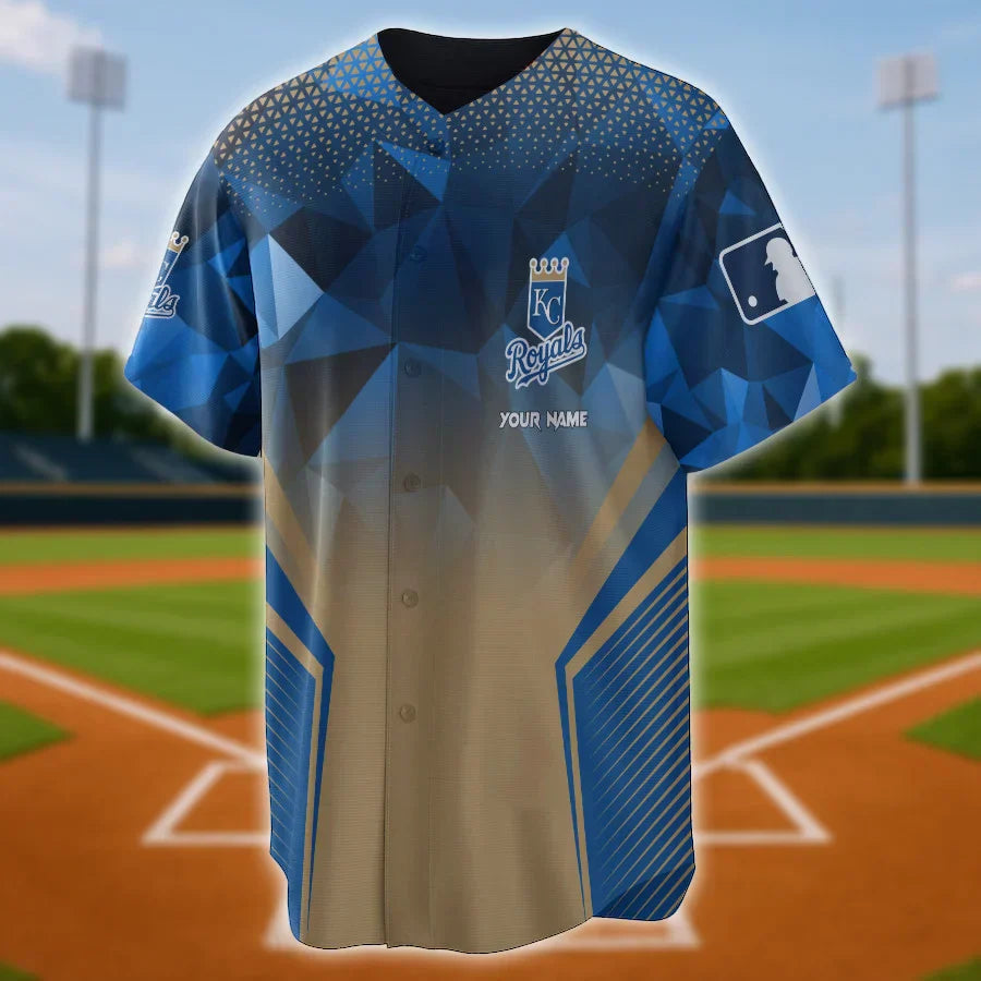 [FLASH SALE] NEW CUSTOMIZED MLB19 KC ROYALS BASEBALL JERSEY