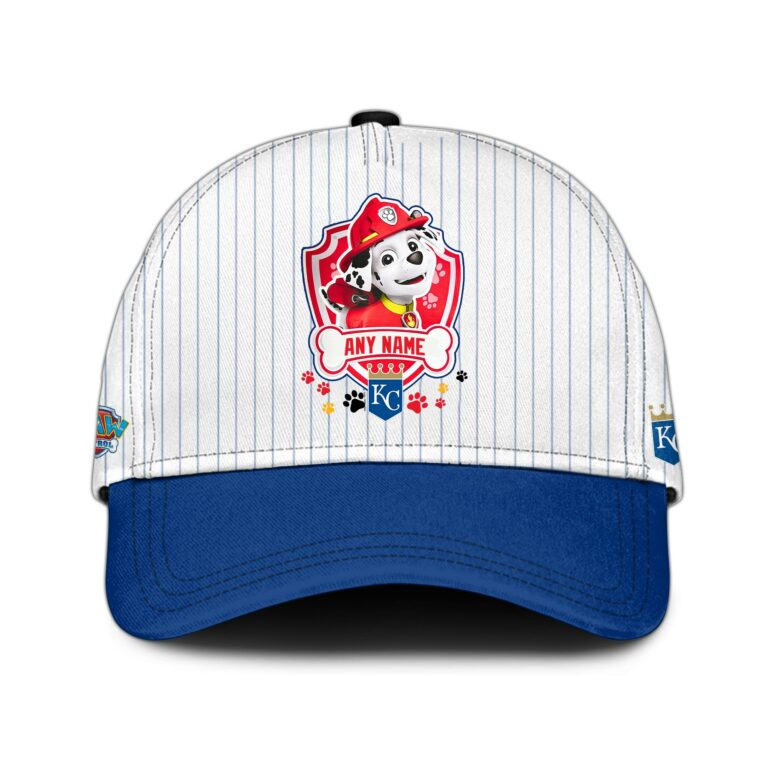 [FLASH SALE] NEW CUSTOMIZED MLB19 KCR KANSAS CITY ROYALS x PAW PATROL BASEBALL JERSEY & CAP