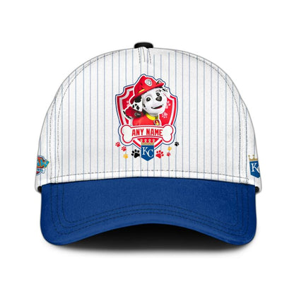 [FLASH SALE] NEW CUSTOMIZED MLB19 KCR KANSAS CITY ROYALS x PAW PATROL BASEBALL JERSEY & CAP