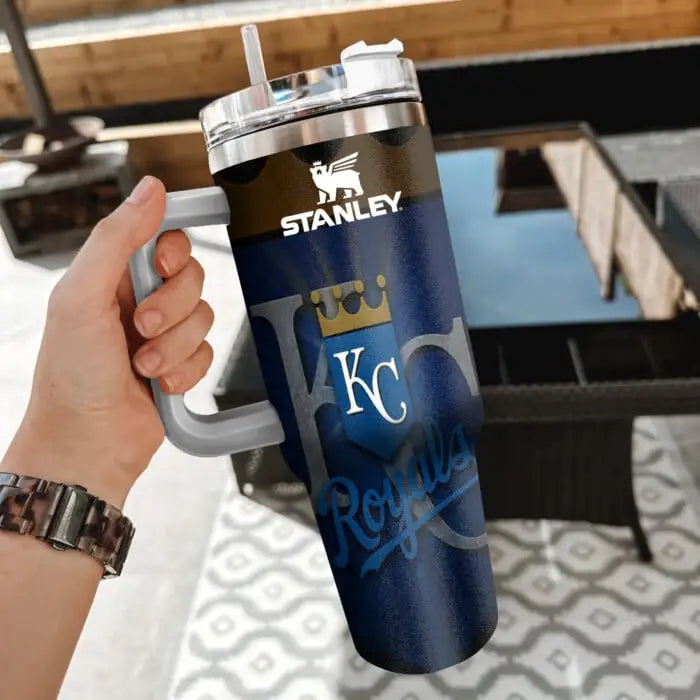 [FLASH SALE] NEW CUSTOMIZED MLB19 KCR KANSAS CITY ROYALS 40OZ TUMBLER