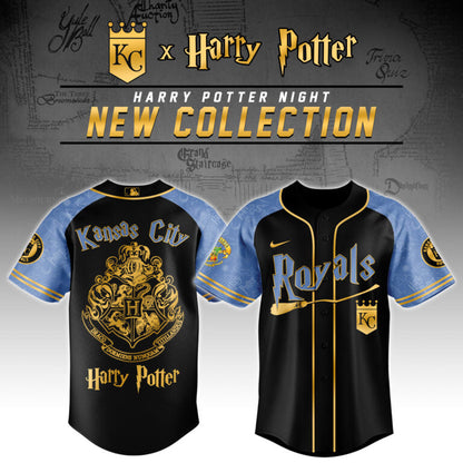 [FLASH SALE] NEW CUSTOMIZED MLB19 KC ROYALS x HARRY POTTER BASEBALL JERSEY & CAP