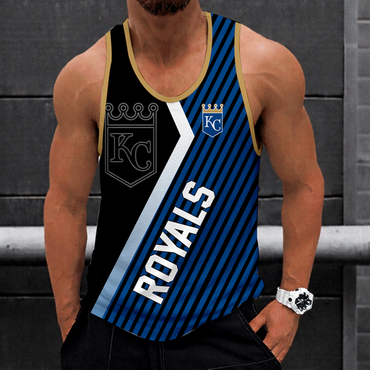 [FLASH SALE] NEW CUSTOMIZED MLB19 KANSAS CITY ROYALS UNISEX TANK TOP