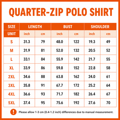 [SPECIAL OFFER] NEW CUSTOMIZED NFL05 MVK MINNESOTA VIKINGS QUARTER-ZIP POLO SHIRT