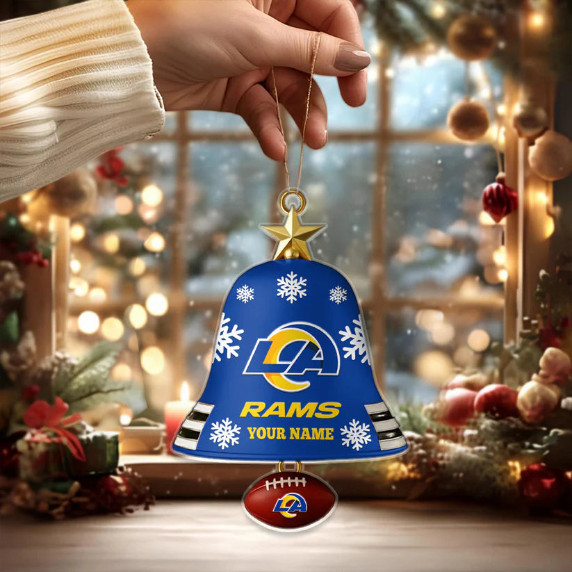 [SPECIAL OFFER] NEW CUSTOMIZED NFL22 LAR LOS ANGELES RAMS CHRISTMAS ACRYLIC ORNAMENT