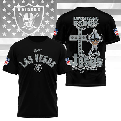 [SPECIAL OFFER] NEW CUSTOMIZED NFL07 LVR LAS VEGAS RAIDERS T-SHIRT | MULTIPLE COLORS AVAILABLE