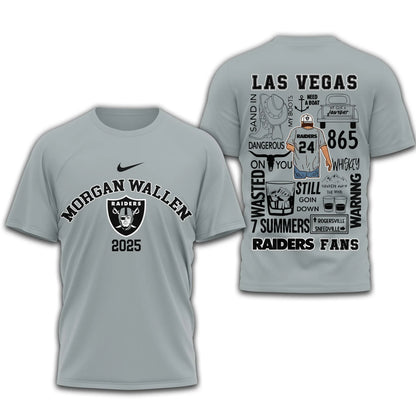 [SPECIAL OFFER] NEW CUSTOMIZED NFL07 LVR LAS VEGAS RAIDERS T-SHIRT | MULTIPLE COLORS AVAILABLE