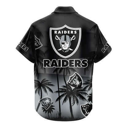 [SPECIAL OFFER] NEW CUSTOMIZED NFL07 LVR LAS VEGAS RAIDERS UNISEX HAWAIIAN SHIRT & SHORTS SET
