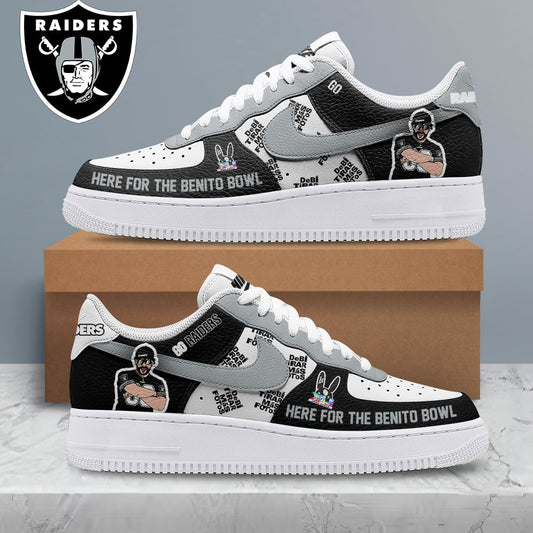 [SPECIAL OFFER] NEW CUSTOMIZED NFL07 LVR LAS VEGAS RAIDERS SUPER BOWL HALFTIME SHOW AF1 SHOES