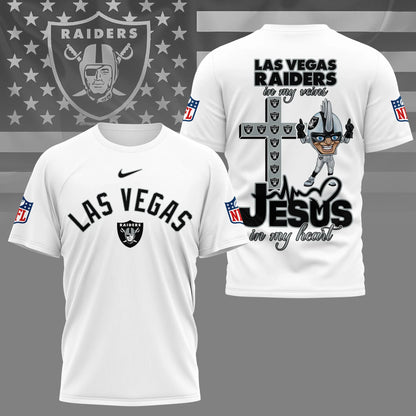 [SPECIAL OFFER] NEW CUSTOMIZED NFL07 LVR LAS VEGAS RAIDERS T-SHIRT | MULTIPLE COLORS AVAILABLE