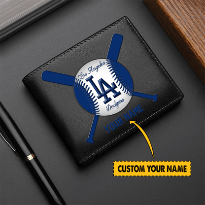 [FLASH SALE] NEW CUSTOMIZED MLB02 LAD LOS ANGELES DODGERS LEATHER WALLET