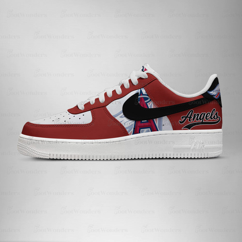 [FLASH SALE] NEW CUSTOMIZED MLB27 LA ANGELS AF1 SHOES