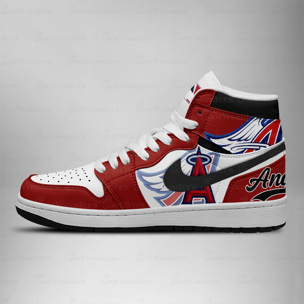 [FLASH SALE] NEW CUSTOMIZED MLB27 LA ANGELS AIR JORDAN SNEAKERS