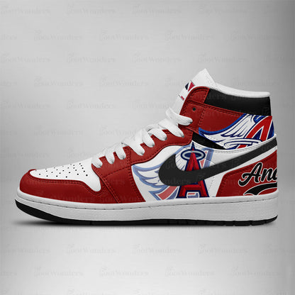 [FLASH SALE] NEW CUSTOMIZED MLB27 LA ANGELS AIR JORDAN SNEAKERS