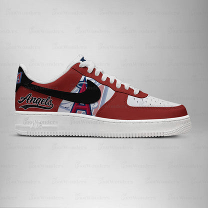 [FLASH SALE] NEW CUSTOMIZED MLB27 LA ANGELS AF1 SHOES