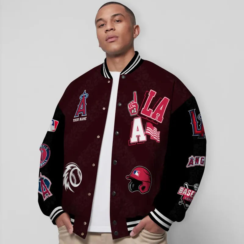 [FLASH SALE] NEW CUSTOMIZED MLB27 LAA LOS ANGELES ANGELS UNISEX T-SHIRT, POLO, HOODIE & JACKETS