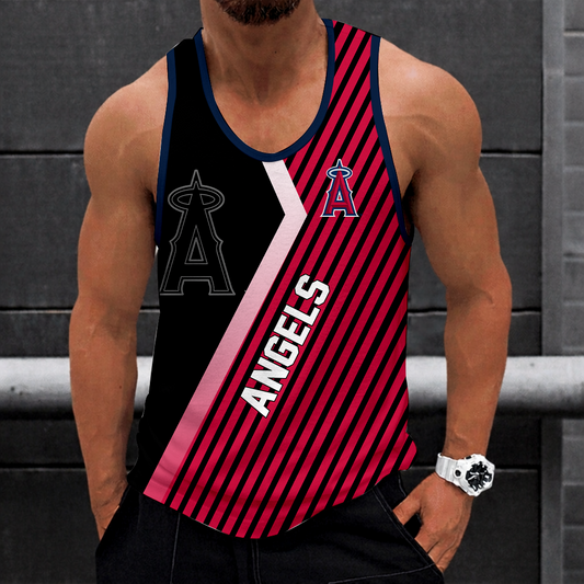 [FLASH SALE] NEW CUSTOMIZED MLB27 LOS ANGELES ANGELS UNISEX TANK TOP