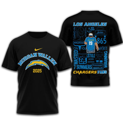 [SPECIAL OFFER] NEW CUSTOMIZED NFL09 LAC LOS ANGELES CHARGERS T-SHIRT | MULTIPLE COLORS AVAILABLE