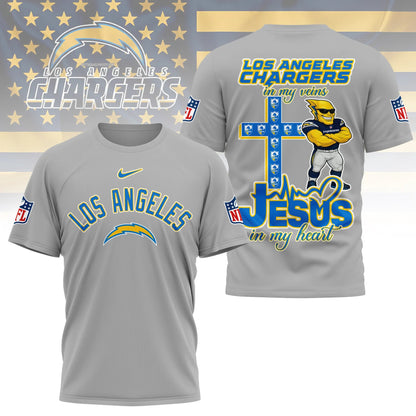 [SPECIAL OFFER] NEW CUSTOMIZED NFL09 LAC LOS ANGELES CHARGERS T-SHIRT | MULTIPLE COLORS AVAILABLE