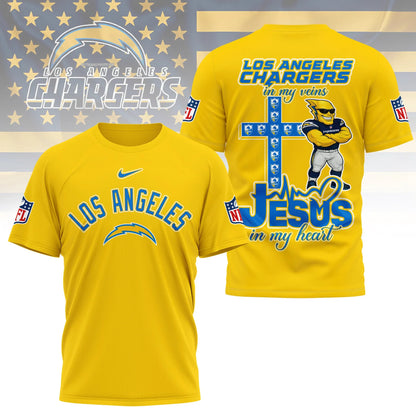[SPECIAL OFFER] NEW CUSTOMIZED NFL09 LAC LOS ANGELES CHARGERS T-SHIRT | MULTIPLE COLORS AVAILABLE