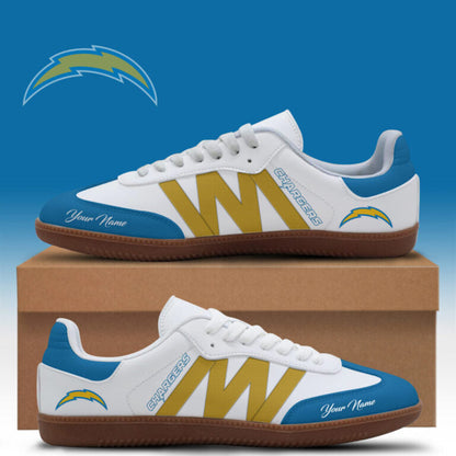 [SPECIAL OFFER] NEW CUSTOMIZED NFL09 LAC LOS ANGELES CHARGERS CLASSIC SNEAKERS
