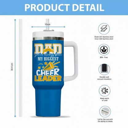 [SPECIAL OFFER] NEW CUSTOMIZED 09 LAC LOS ANGELES CHARGERS 40OZ TUMBLER