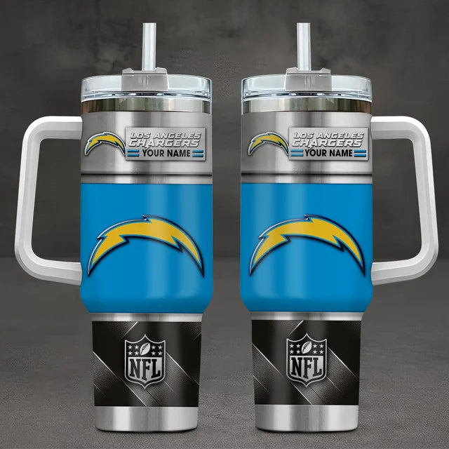[SPECIAL OFFER] NEW CUSTOMIZED NFL09 LAC LOS ANGELES CHARGERS TUMBLER CUP