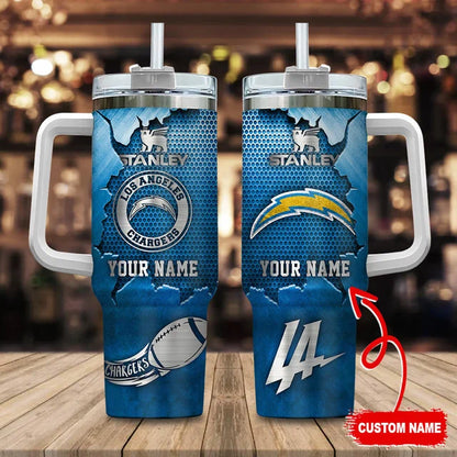 [SPECIAL OFFER] NEW CUSTOMIZED NFL09 LAC LOS ANGELES CHARGERS TUMBLER CUP