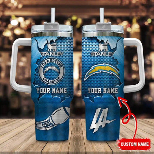 [SPECIAL OFFER] NEW CUSTOMIZED NFL09 LAC LOS ANGELES CHARGERS TUMBLER CUP