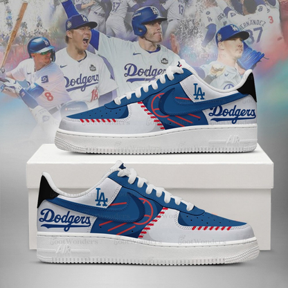 [FLASH SALE] NEW CUSTOMIZED MLB02 LA DODGERS AF1 SHOES