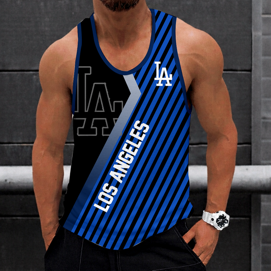[FLASH SALE] NEW CUSTOMIZED MLB02 LOS ANGELES DODGERS UNISEX TANK TOP