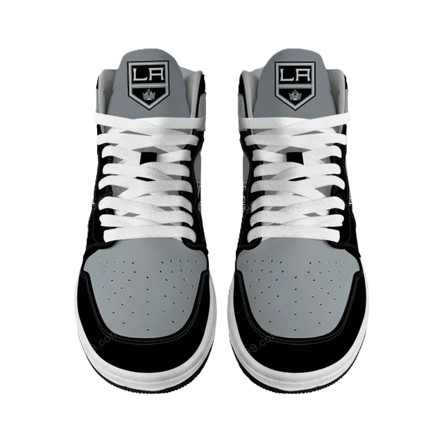 [SUPER SALE] NEW CUSTOMIZED NHL16 LA KINGS AIR JORDAN SNEAKERS