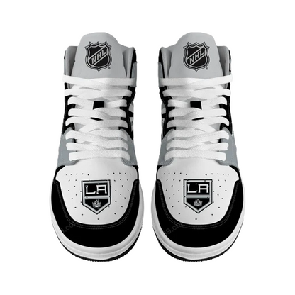 [SUPER SALE] NEW CUSTOMIZED NHL16 LA KINGS AIR JORDAN SNEAKERS