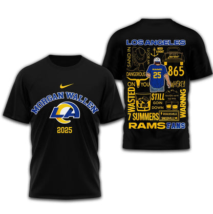 [SPECIAL OFFER] NEW CUSTOMIZED NFL22 LAR LOS ANGELES RAMS T-SHIRT | MULTIPLE COLORS AVAILABLE