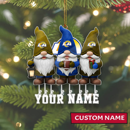 [SPECIAL OFFER] NEW CUSTOMIZED NFL22 LAR LOS ANGELES RAMS CHRISTMAS ACRYLIC ORNAMENT