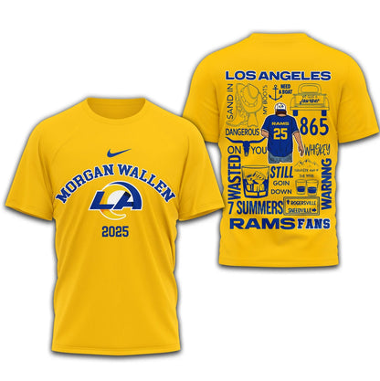 [SPECIAL OFFER] NEW CUSTOMIZED NFL22 LAR LOS ANGELES RAMS T-SHIRT | MULTIPLE COLORS AVAILABLE