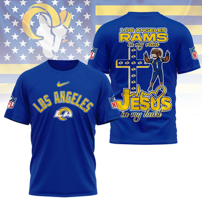 [SPECIAL OFFER] NEW CUSTOMIZED NFL22 LAR LOS ANGELES RAMS T-SHIRT | MULTIPLE COLORS AVAILABLE