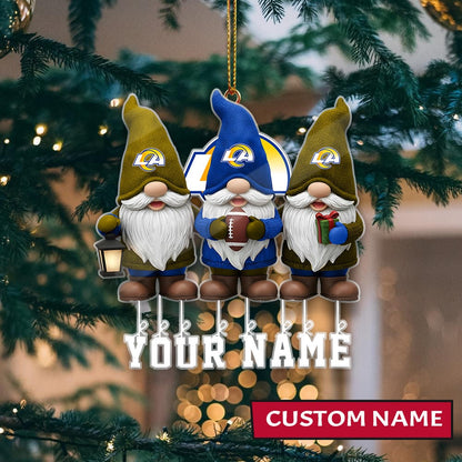 [SPECIAL OFFER] NEW CUSTOMIZED NFL22 LAR LOS ANGELES RAMS CHRISTMAS ACRYLIC ORNAMENT