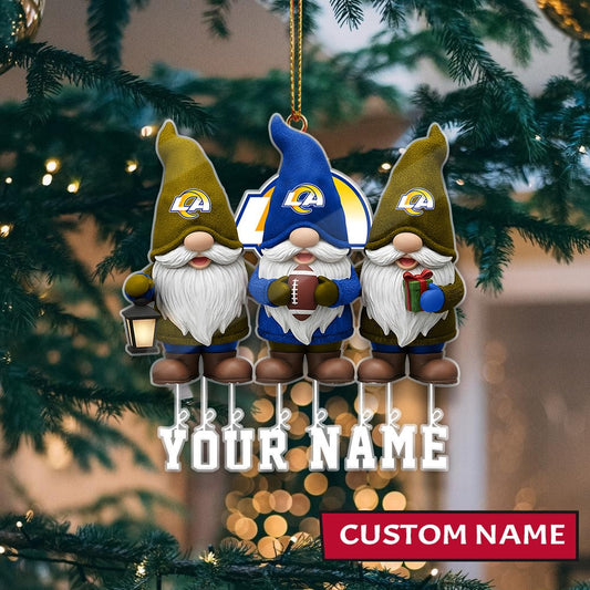 [SPECIAL OFFER] NEW CUSTOMIZED NFL22 LAR LOS ANGELES RAMS CHRISTMAS ACRYLIC ORNAMENT
