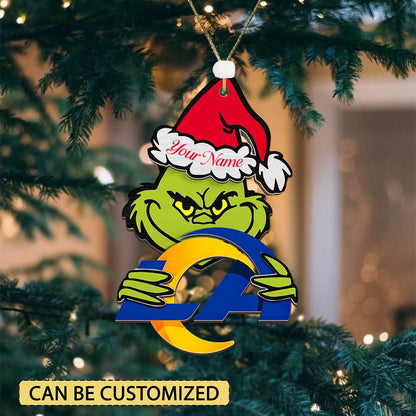 [SPECIAL OFFER] NEW CUSTOMIZED NFL22 LAR LOS ANGELES RAMS CHRISTMAS ACRYLIC ORNAMENT