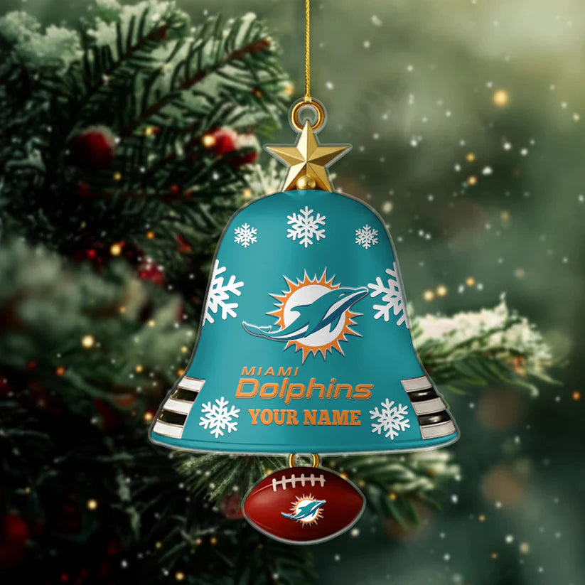 [SPECIAL OFFER] NEW CUSTOMIZED NFL19 MDP MIAMI DOLPHINS CHRISTMAS ACRYLIC ORNAMENT