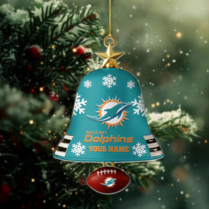[SPECIAL OFFER] NEW CUSTOMIZED NFL19 MDP MIAMI DOLPHINS CHRISTMAS ACRYLIC ORNAMENT